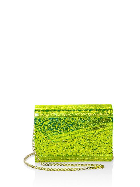 Jimmy Choo - Candy Neon Glitter Acrylic Clutch