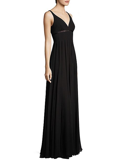 Carmen Marc Valvo - Car Wash Silk Chiffon Gown