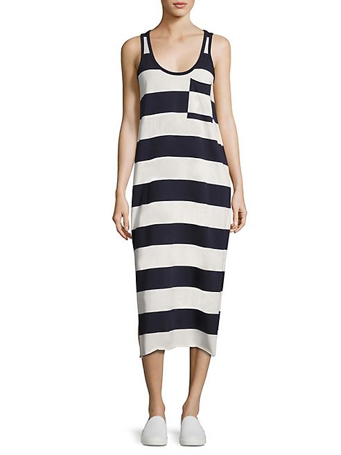 ATM Anthony Thomas Melillo - Striped Mercerized Cotton Dress