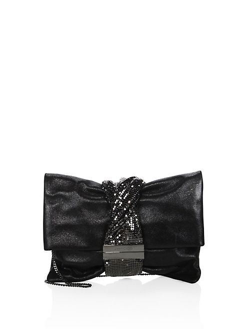 Jimmy Choo - Chandra Shimmer Suede Clutch