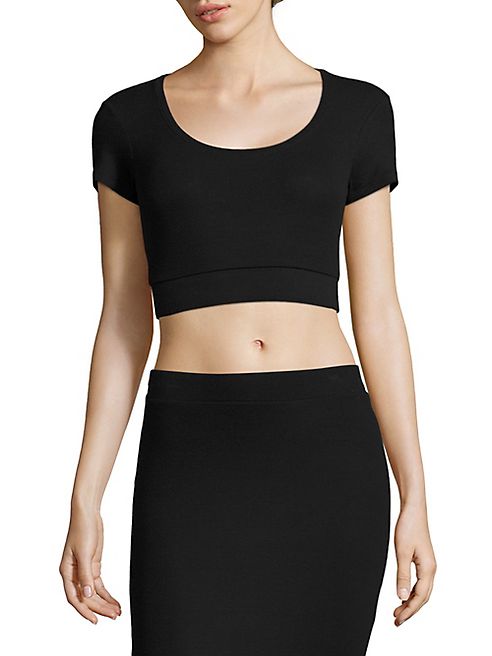 ATM Anthony Thomas Melillo - Ribbed Crop Top