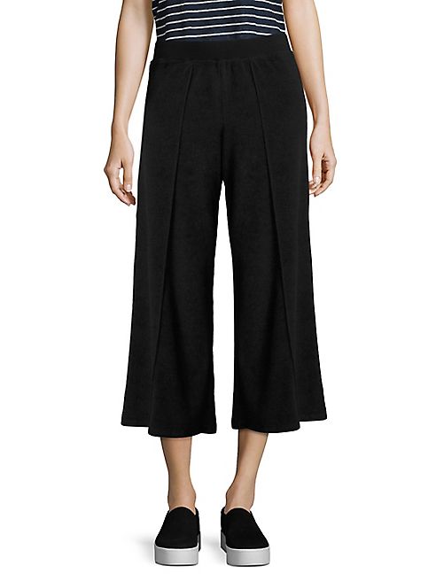 ATM Anthony Thomas Melillo - Terry Cropped Wide Leg Pants