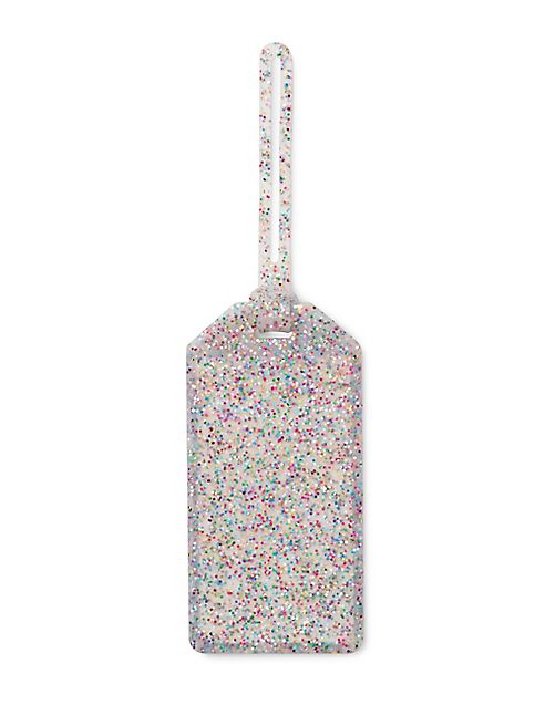 Kate Spade New York - Multi-Glitter Luggage Tag