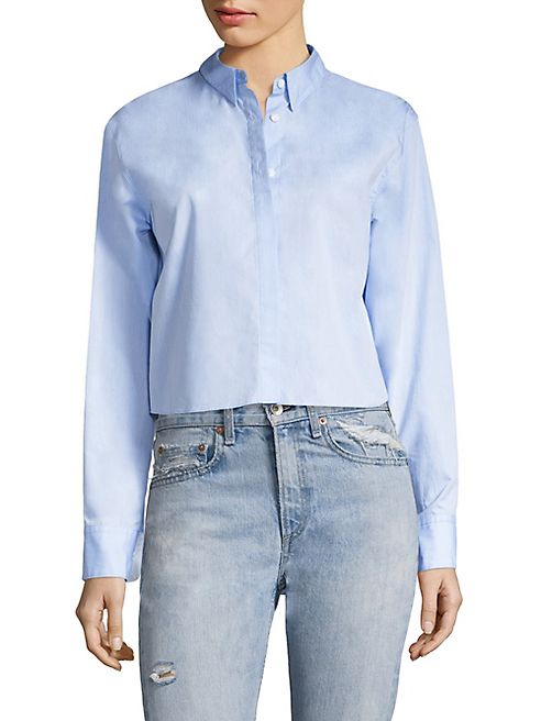 Rag & Bone - Calder Reversible Cotton Poplin Shirt