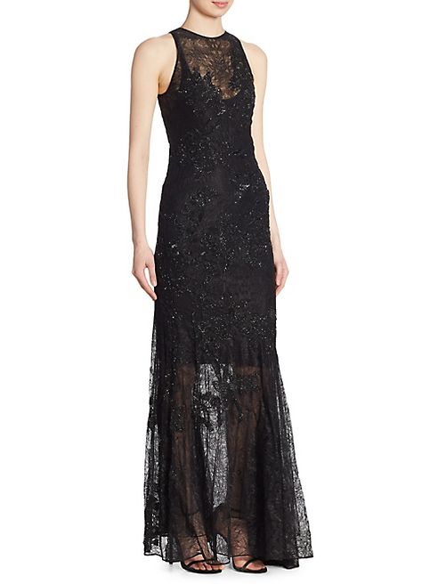 Jonathan Simkhai Collection - Sequin Lace Gown