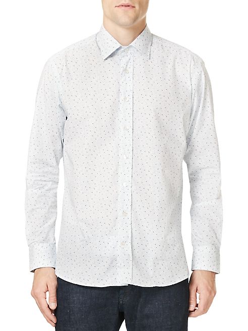 Etro - Topography Cotton Casual Button Down Shirt