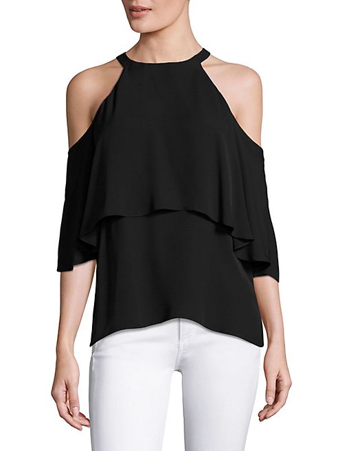 KOBI HALPERIN - Layered Halterneck Silk Top