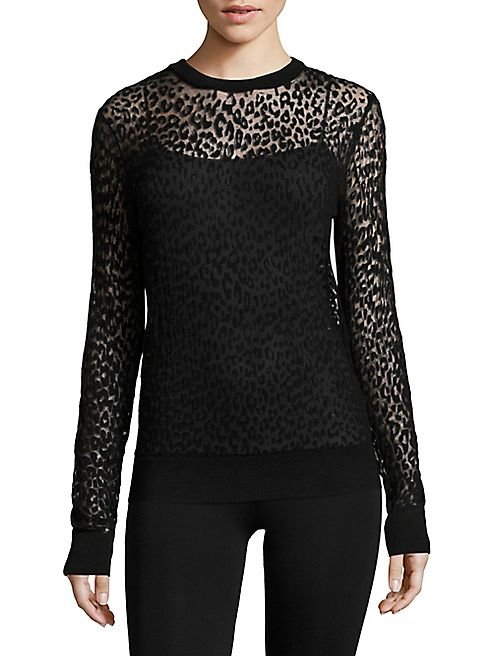 Michael Kors Collection - Leopard-Print Pullover