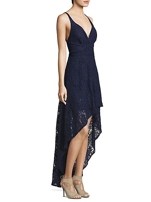 Laundry by Shelli Segal - Hi-Lo Lace Gown