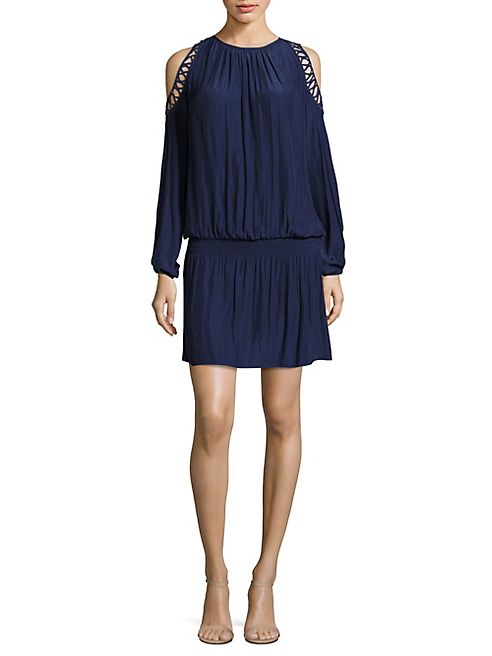 Ramy Brook - Shelby Cold-Shoulder Blouson Dress