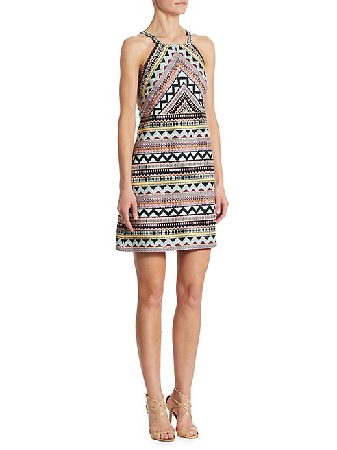 Laundry by Shelli Segal - Jacquard Halter Dress