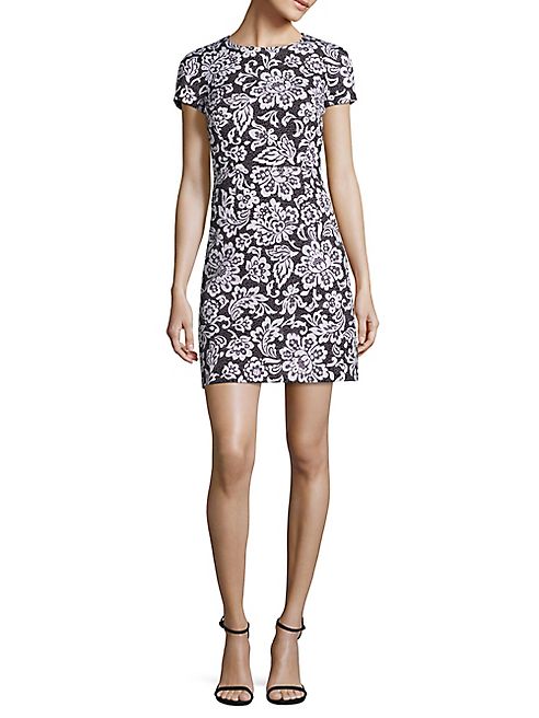 Michael Kors Collection - Floral Lace Shift Dress