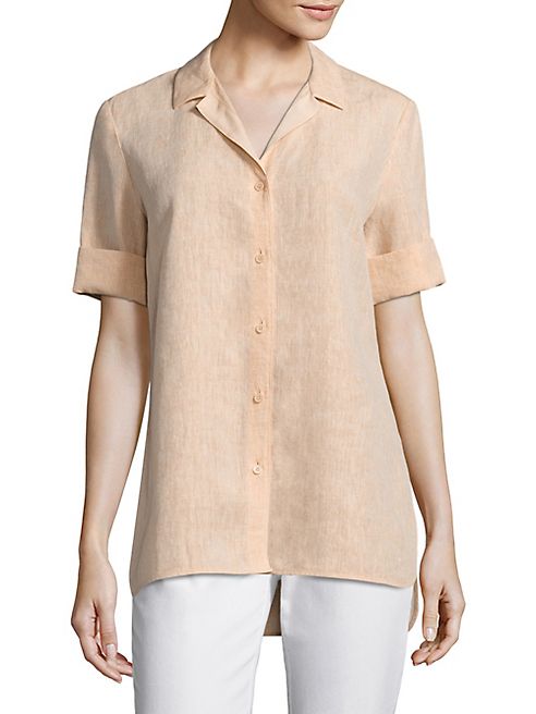 Lafayette 148 New York - Fran Linen Blouse