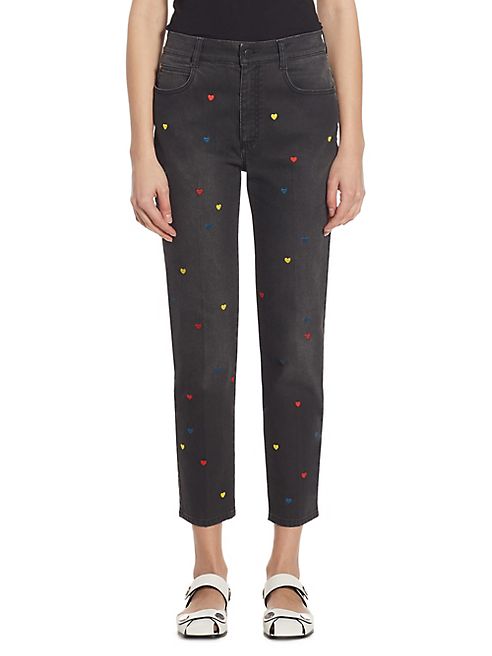 Stella McCartney - Washed Embroidered Trousers