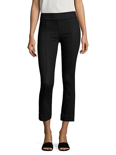 Helmut Lang - Cropped Flared Denim Leggings