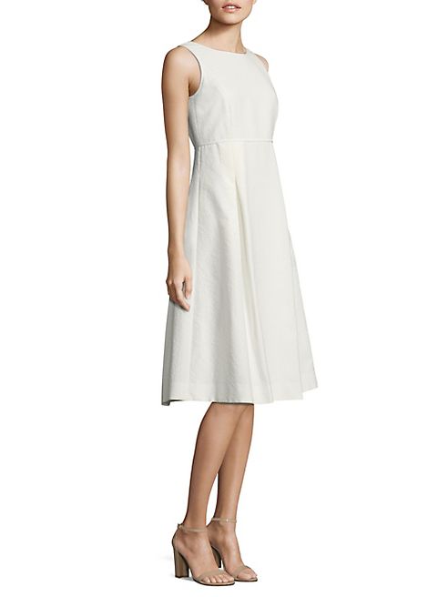 Lafayette 148 New York - Jordan Dot Jacquard Cotton Dress