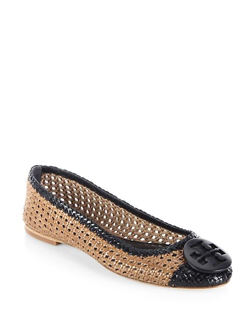 Tory Burch - Pasadena Leather Ballet Flats