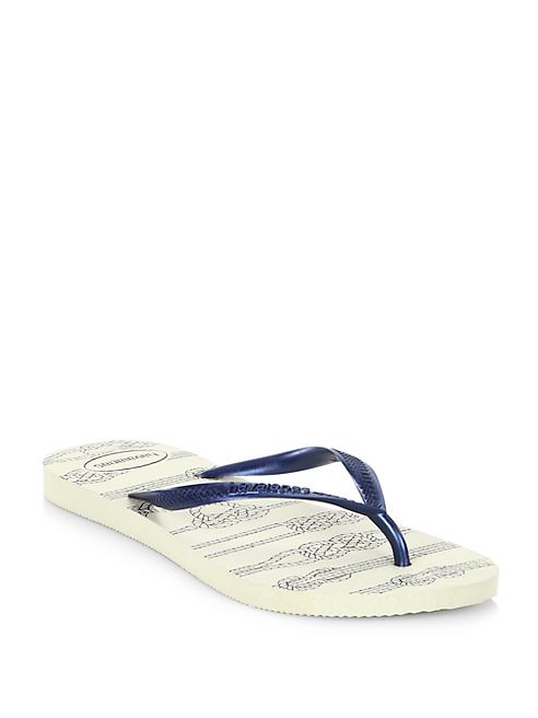 Havaianas - Slim Nautical Flip Flops