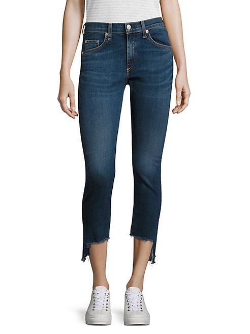 rag & bone/JEAN - Step Hem Capri Skinny Jeans/Hampton