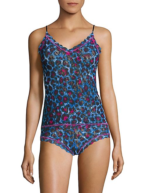 Hanky Panky - Cat Island Leopard-Print Lace Camisole