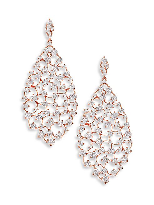 Adriana Orsini - Caspian Crystal Drop Earrings