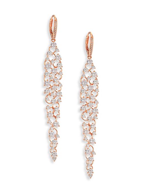 Adriana Orsini - Caspian Crystal Linear Earrings