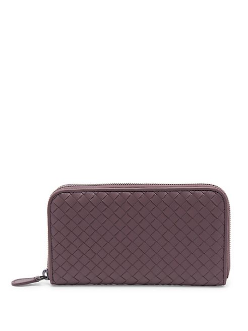 Bottega Veneta - Intreccio Leather Zip Wallet