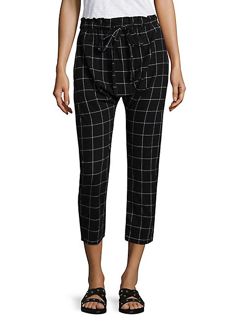 Current/Elliott - Aviation Plaid Trousers