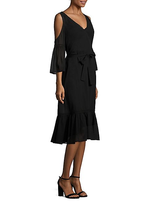 Trina Turk - Grade Dame Cold-Shoulder Dress