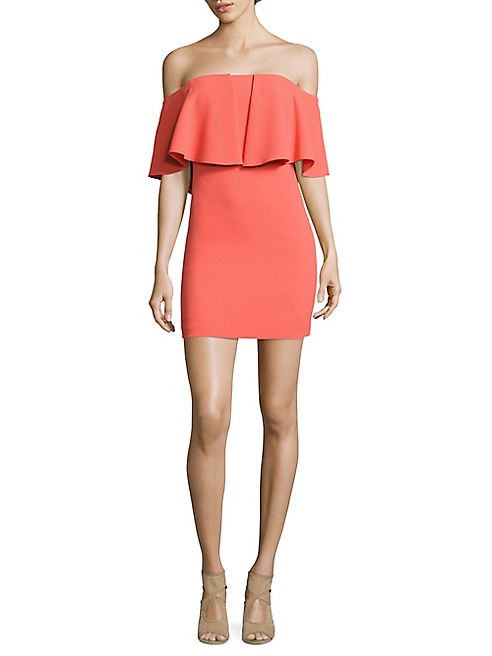 Trina Turk - Miradora Off-The-Shoulder Mini Dress