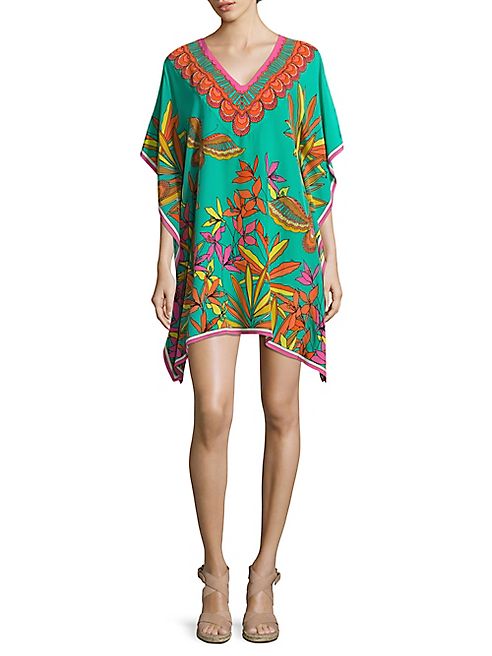 Trina Turk - Theodora Silk Caftan Dress