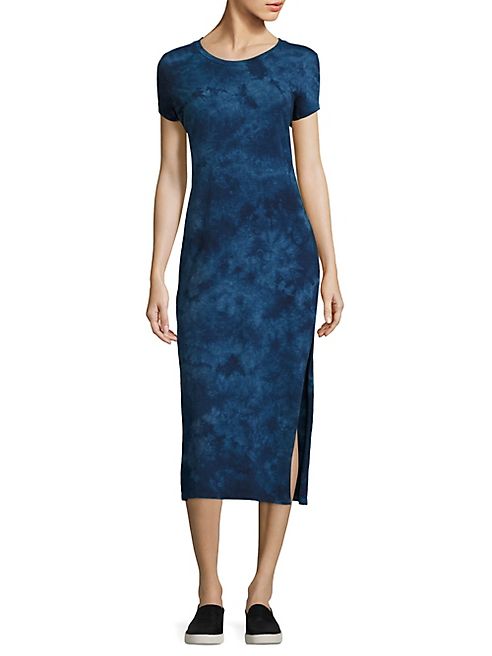 SUNDRY - Tie-Dye Midi Dress