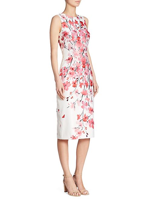 David Meister - Floral-Print Sheath Dress