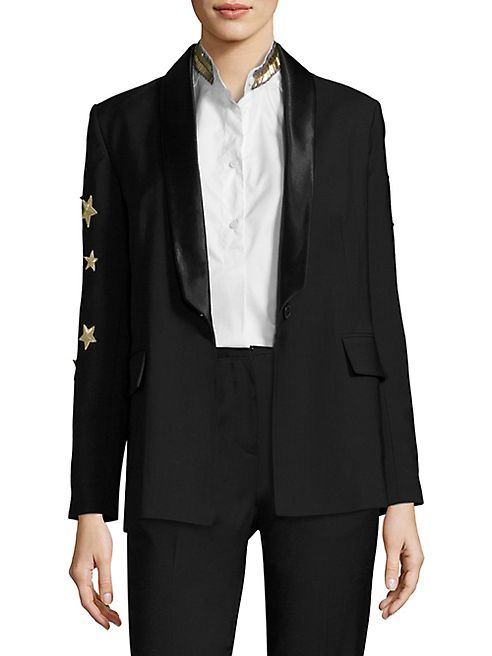 EACH X OTHER - Star Wool Tuxedo Jacket