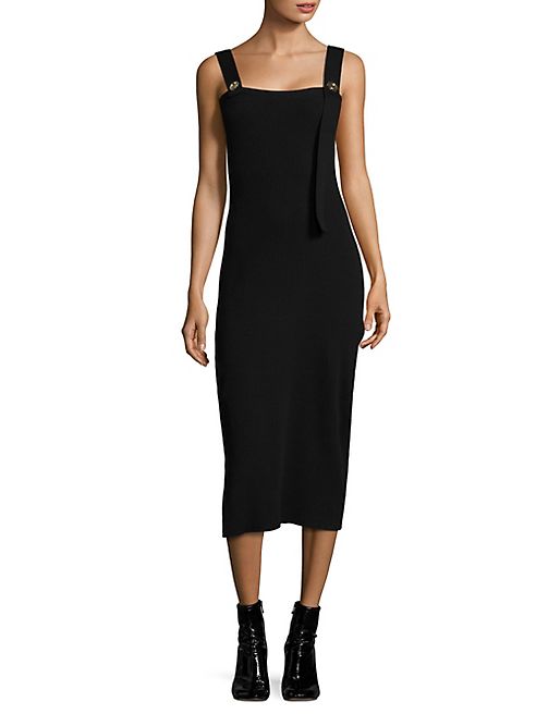 EACH X OTHER - Rib-Knit Cotton Midi Dress