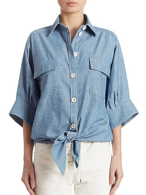 Chloé - Chambray Button-Down Shirt