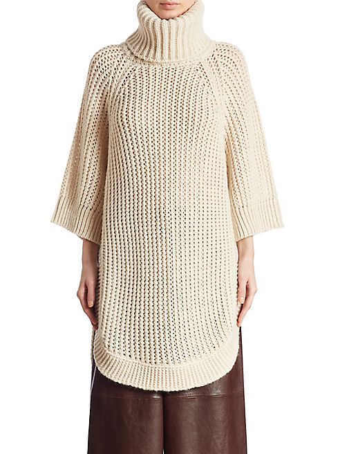 Chloé - Chunky Oversize Alpaca & Wool Knit Turtleneck Sweater