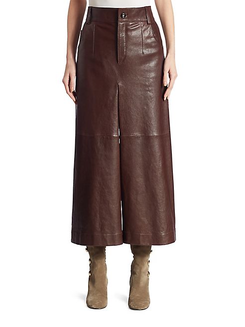 Chloé - Leather Culottes