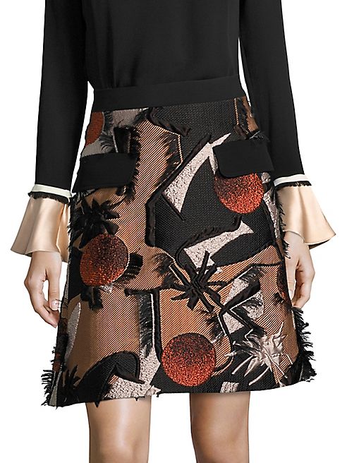 Roksanda - Silk Embroidered Skirt