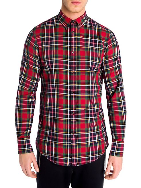 DSQUARED2 - Checkered Button-Down Shirt