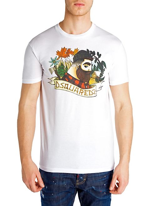 DSQUARED2 - Lumberjack Crew Graphic Tee