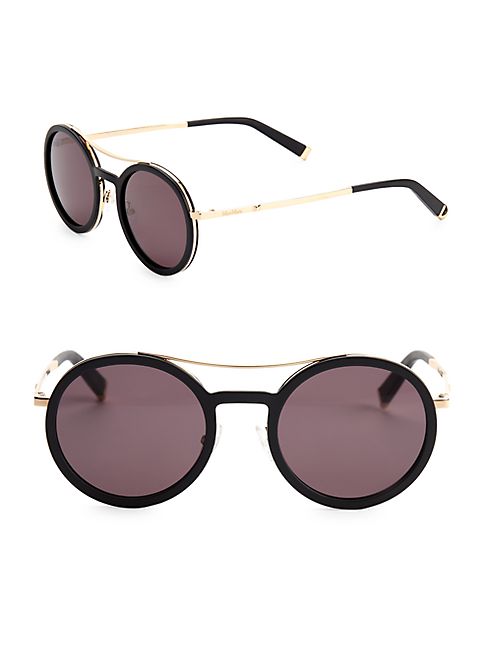 Max Mara - Oblo 49MM Round Sunglasses