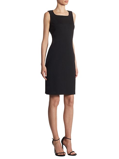 St. John - Wool Knit Sheath Dress