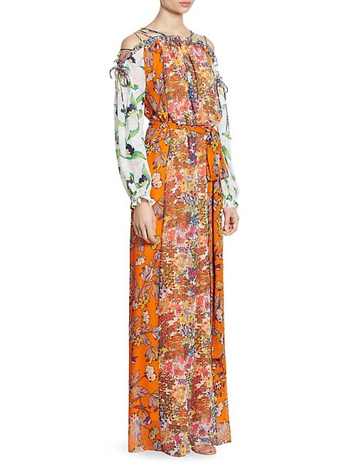 Tory Burch - Shasta Cold-Shoulder Maxi Dress