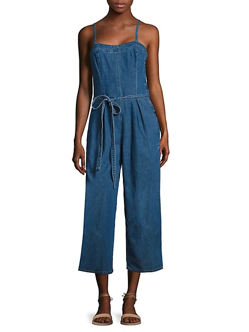 AG - Gisele Wide-Leg Denim Jumpsuit