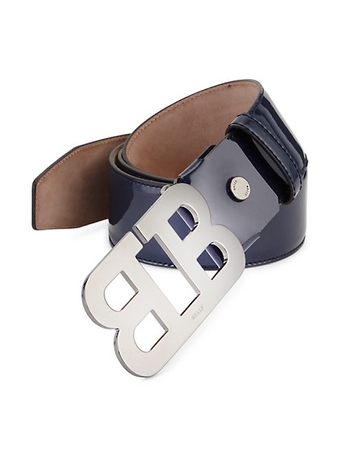 Bally - Mirror Ink Leather Belt