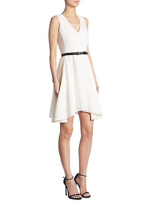 DKNY - Belted A-Line Dress