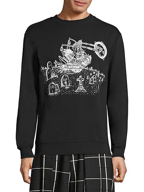 McQ Alexander McQueen - Graphic-Print Sweater