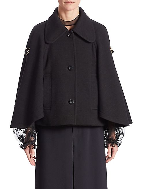 Chloé - Wool Cape Jacket