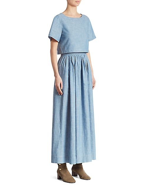 Chloé - Cotton Chambray Dress